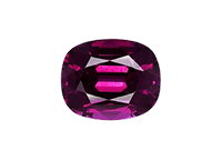 Grenat rhodolite gemme