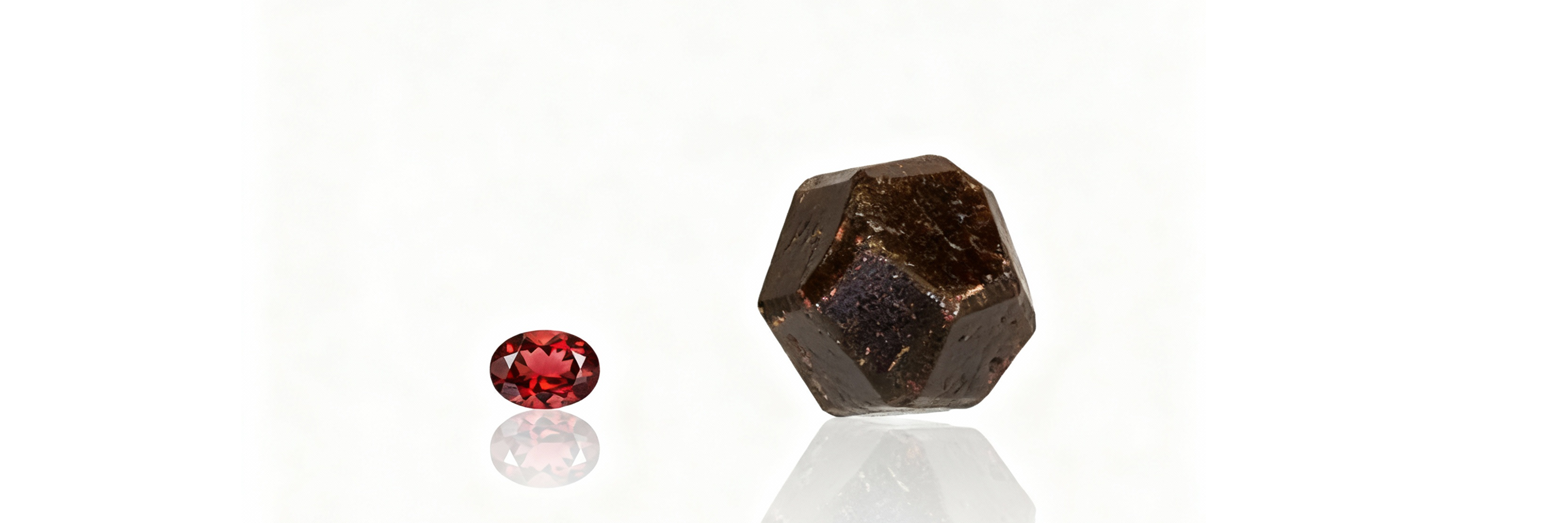 grenat pyrope avec pierre naturelle