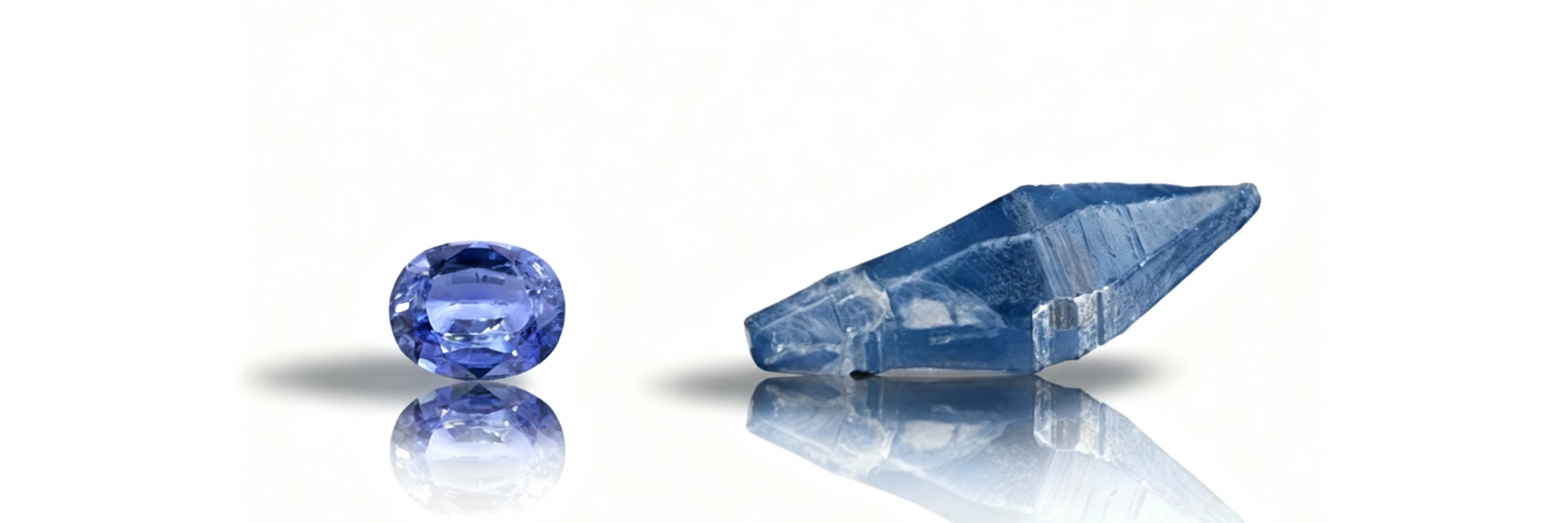 saphir avec pierre naturelle